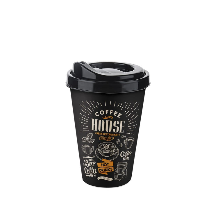 Lillu 14 oz Reusable Coffee Tumbler with Spill-Resistant Lid