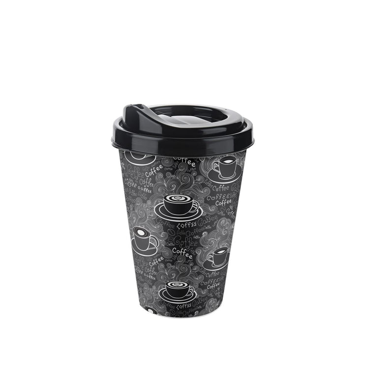 Lillu 14 oz Reusable Coffee Tumbler with Spill-Resistant Lid
