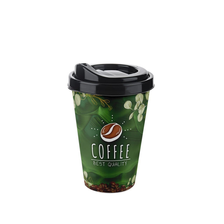 Lillu 14 oz Reusable Coffee Tumbler with Spill-Resistant Lid