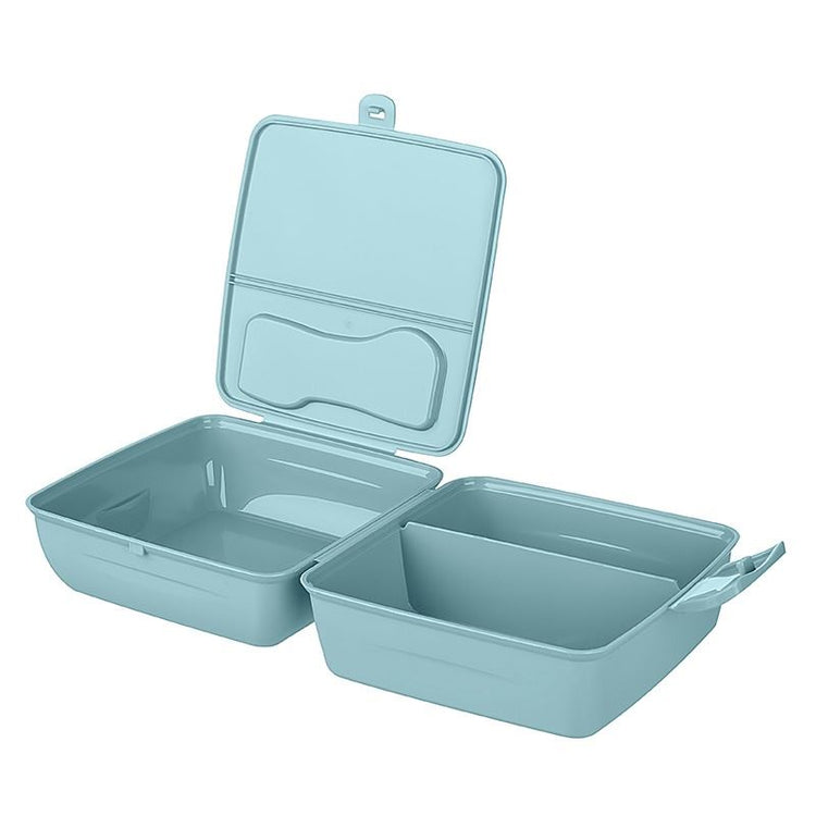 Lillu Creo 3-Compartment School Bento Box with Integrated Cutlery