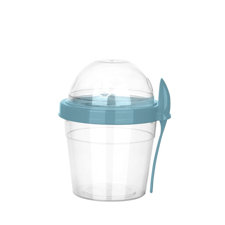 Lillu 17 oz Baby'N Go Portable Food Container with Integrated Spoon