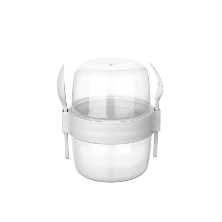 Lillu 27 oz Take'N Go Large Dual-Compartment Cereal & Yogurt Cup