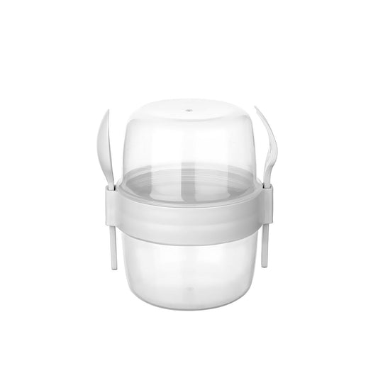 Lillu 27 oz Take'N Go Large Dual-Compartment Cereal & Yogurt Cup