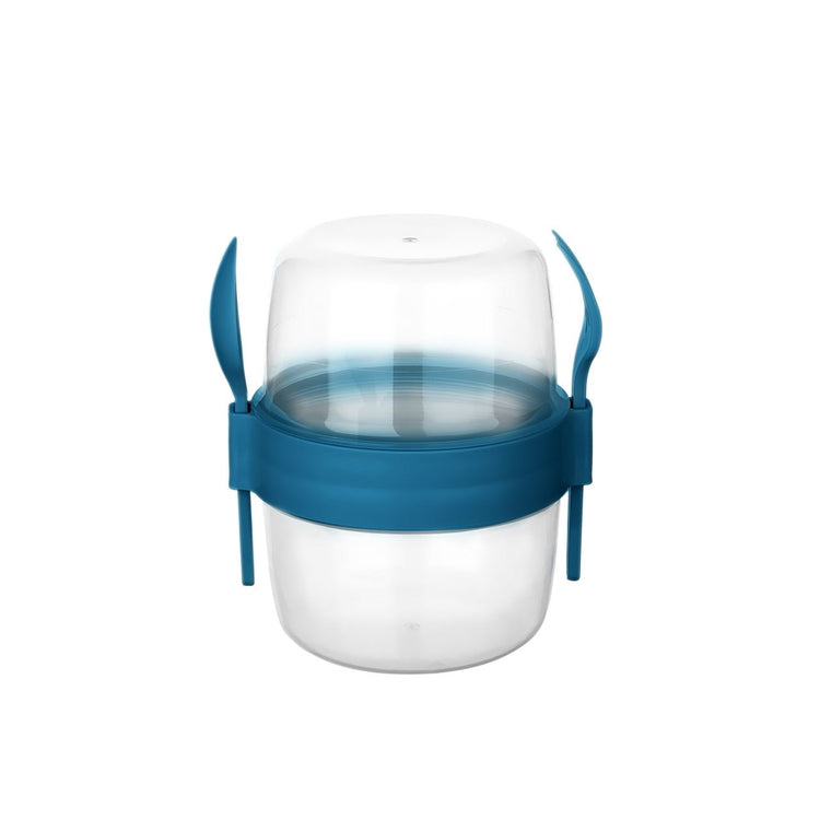 Lillu 27 oz Take'N Go Large Dual-Compartment Cereal & Yogurt Cup