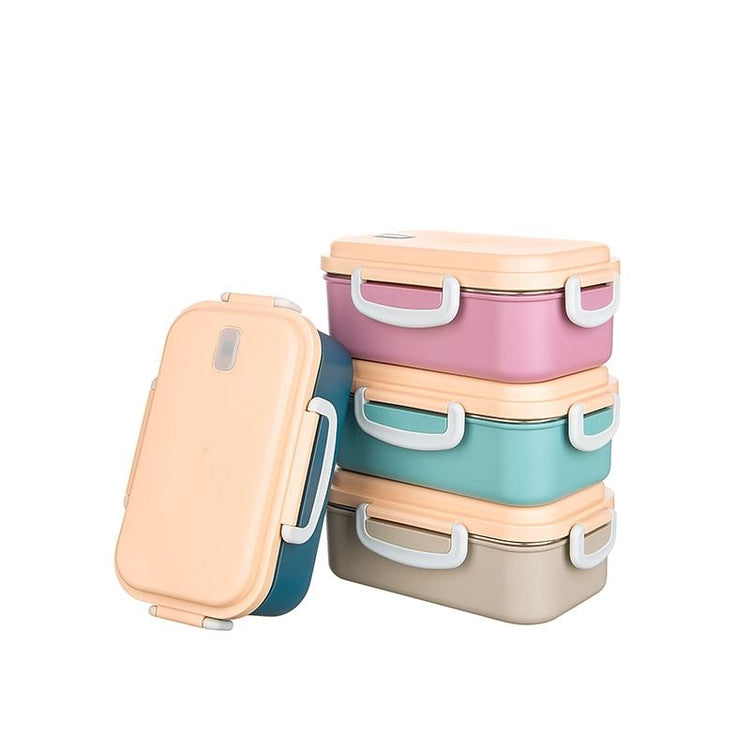 Lillu 17 oz Aura Stainless Steel Bento Lunch Box