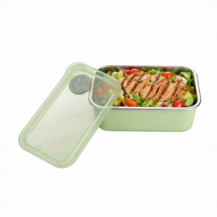 Lillu 44 oz Steelkeep Extra-Large Stainless Steel Food Container with Vented Lid