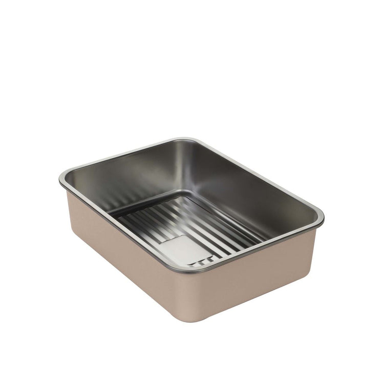 Lillu 101 oz Steelkeep Jumbo Stainless Steel Food Container with Vented Lid