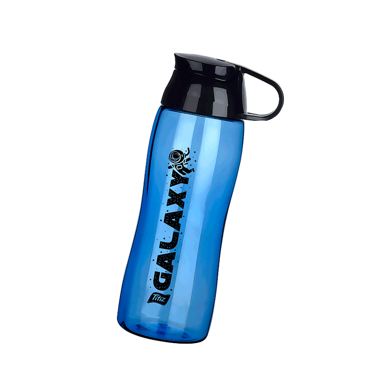 Lillu 25 oz Aqua Sports Water Bottle with Leak-Proof Loop Cap