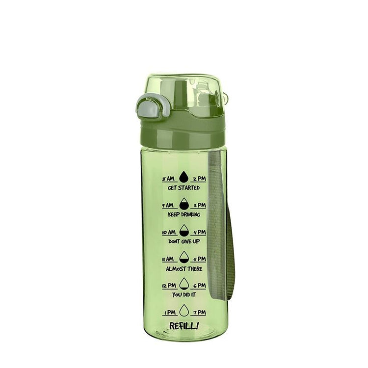Lillu 17 oz Cascada Motivational Time-Marker Water Bottle