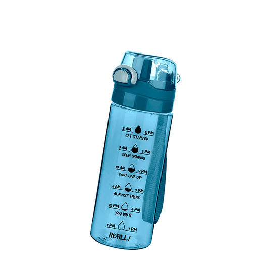 Lillu 17 oz Cascada Motivational Time-Marker Water Bottle