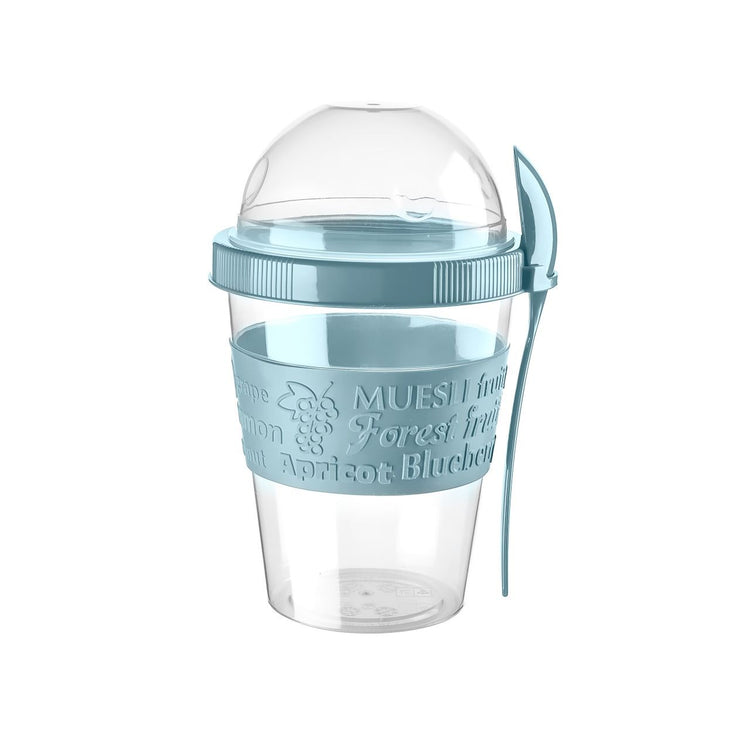 Lillu 20 oz Premium To-Go Yogurt & Granola Cup with Integrated Spoon