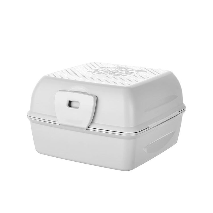 Lillu Creo 3-Compartment School Bento Box with Integrated Cutlery