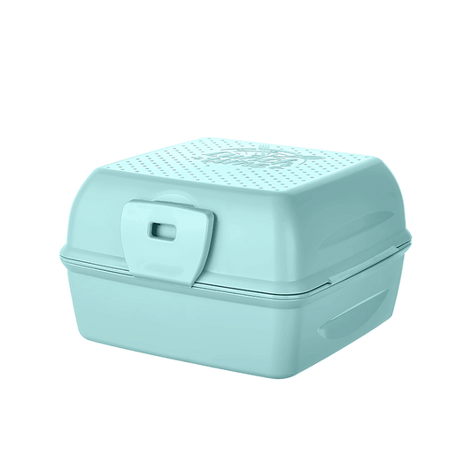 Lillu Creo 3-Compartment School Bento Box with Integrated Cutlery