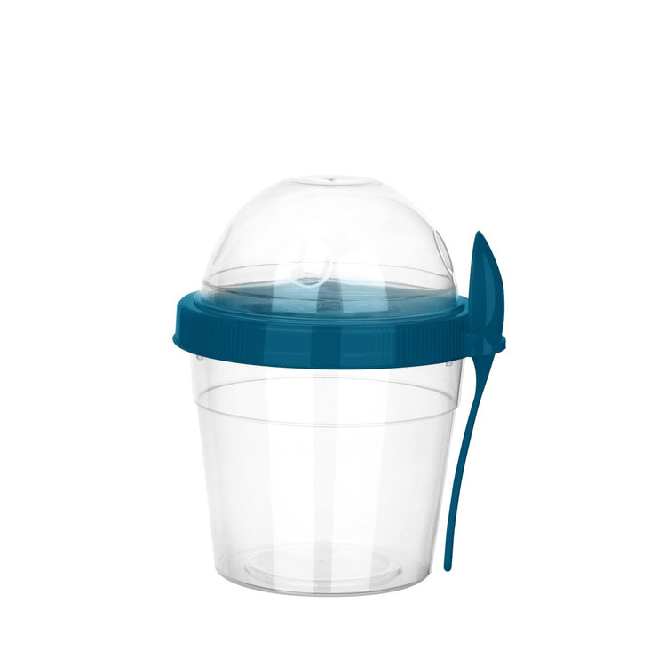 Lillu 17 oz Baby'N Go Portable Food Container with Integrated Spoon