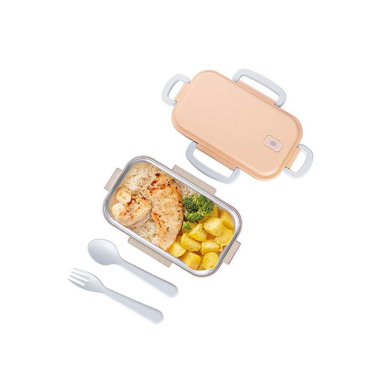 Lillu 17 oz Aura Stainless Steel Bento Lunch Box