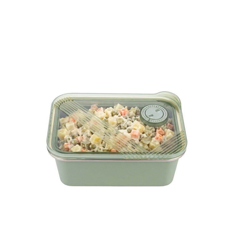 Lillu 44 oz Steelkeep Extra-Large Stainless Steel Food Container with Vented Lid