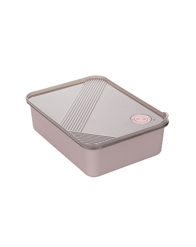 Lillu 101 oz Steelkeep Jumbo Stainless Steel Food Container with Vented Lid