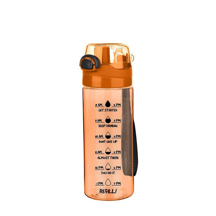 Lillu 17 oz Cascada Motivational Time-Marker Water Bottle